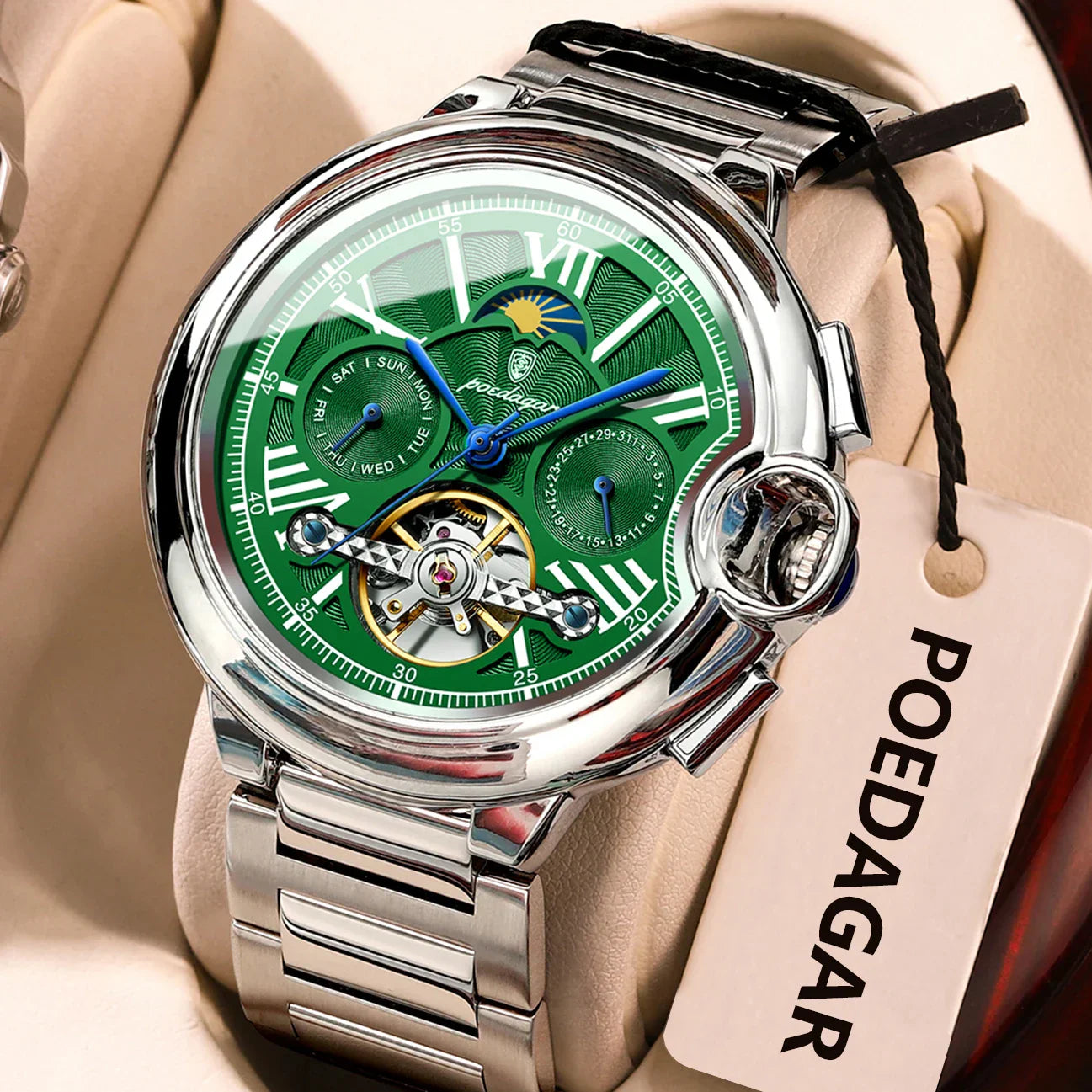 POEDAGAR Royal Automatikuhr