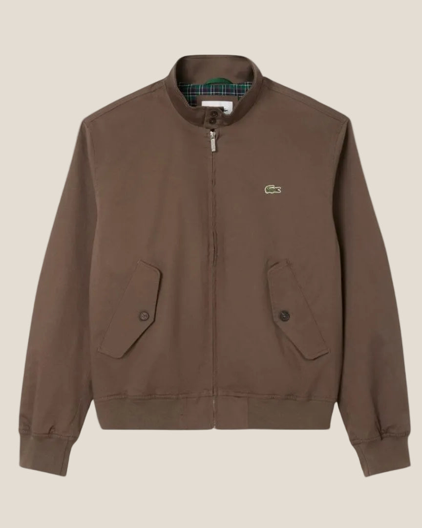 Lacoste Water-Repellent Twill Harrington Jacket