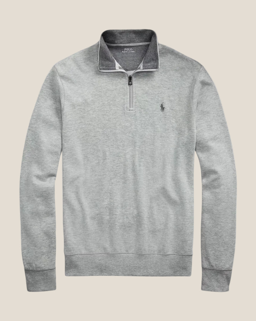 Ralph Lauren Luxury Jersey Quarter-Zip Pullover