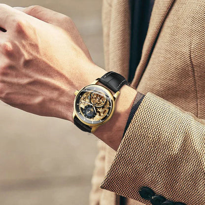 LUXTTYER Royal Skeleton Automatic Watch
