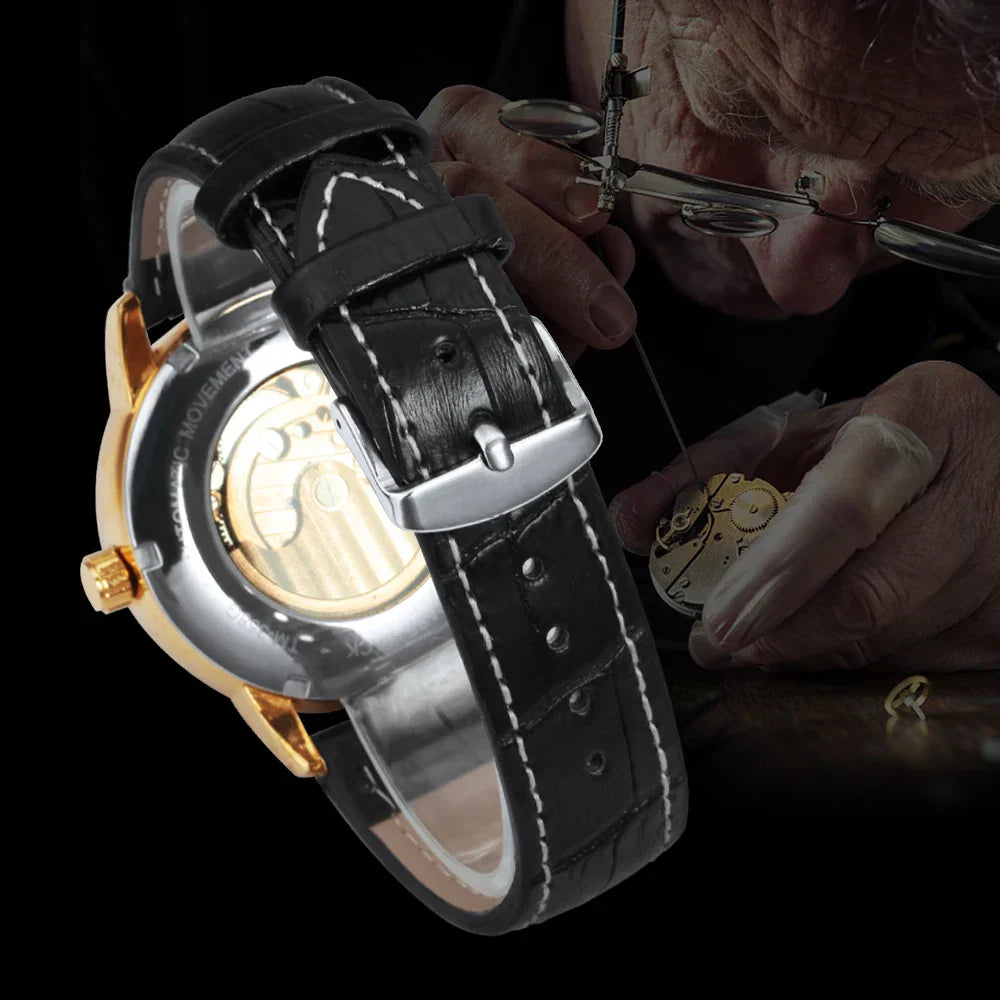 LUXTTYER Royal Skeleton Automatic Watch