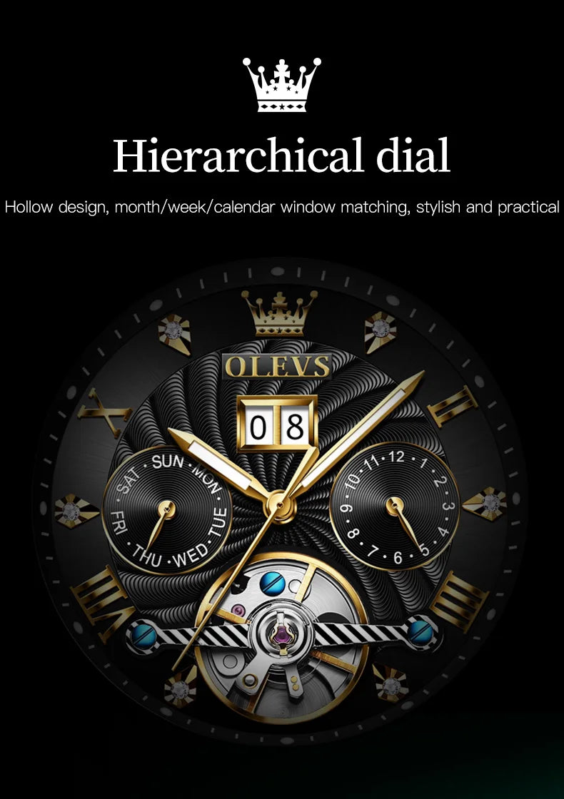 LUXTTYER Prestige Automatic Multi-Function Watch
