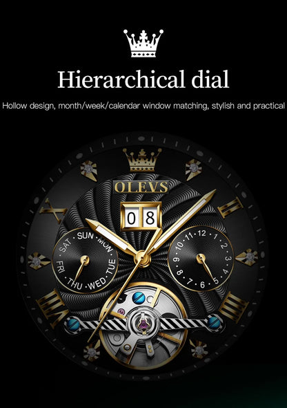LUXTTYER Prestige Automatic Multi-Function Watch