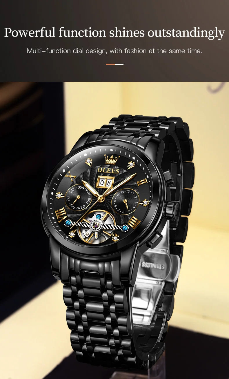 LUXTTYER Prestige Automatic Multi-Function Watch