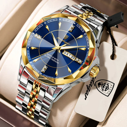 POEDAGAR Royal Steel Watch