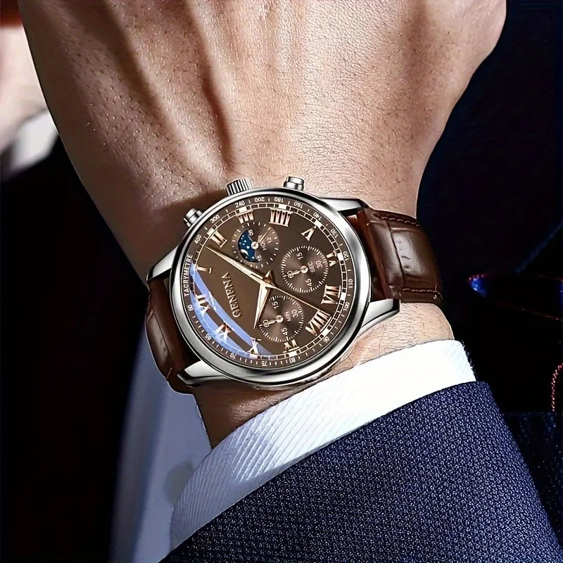LUXTTYER Classic Leather Watch