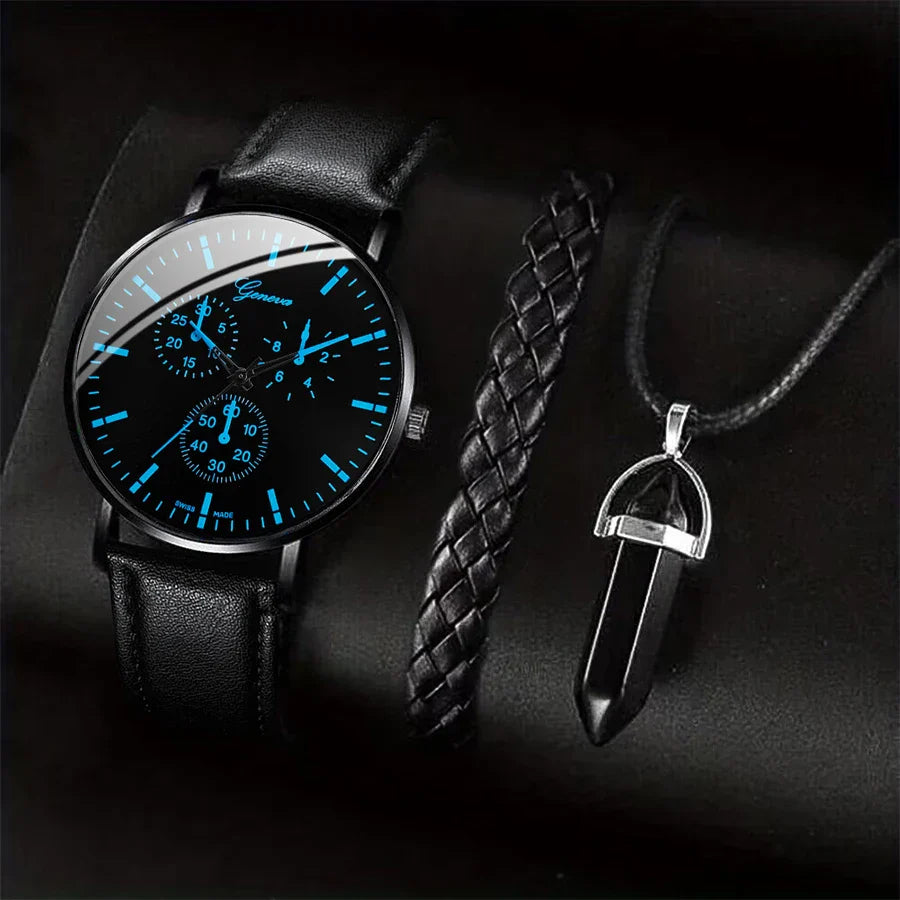 Elite Black Set – Watch & Accessories