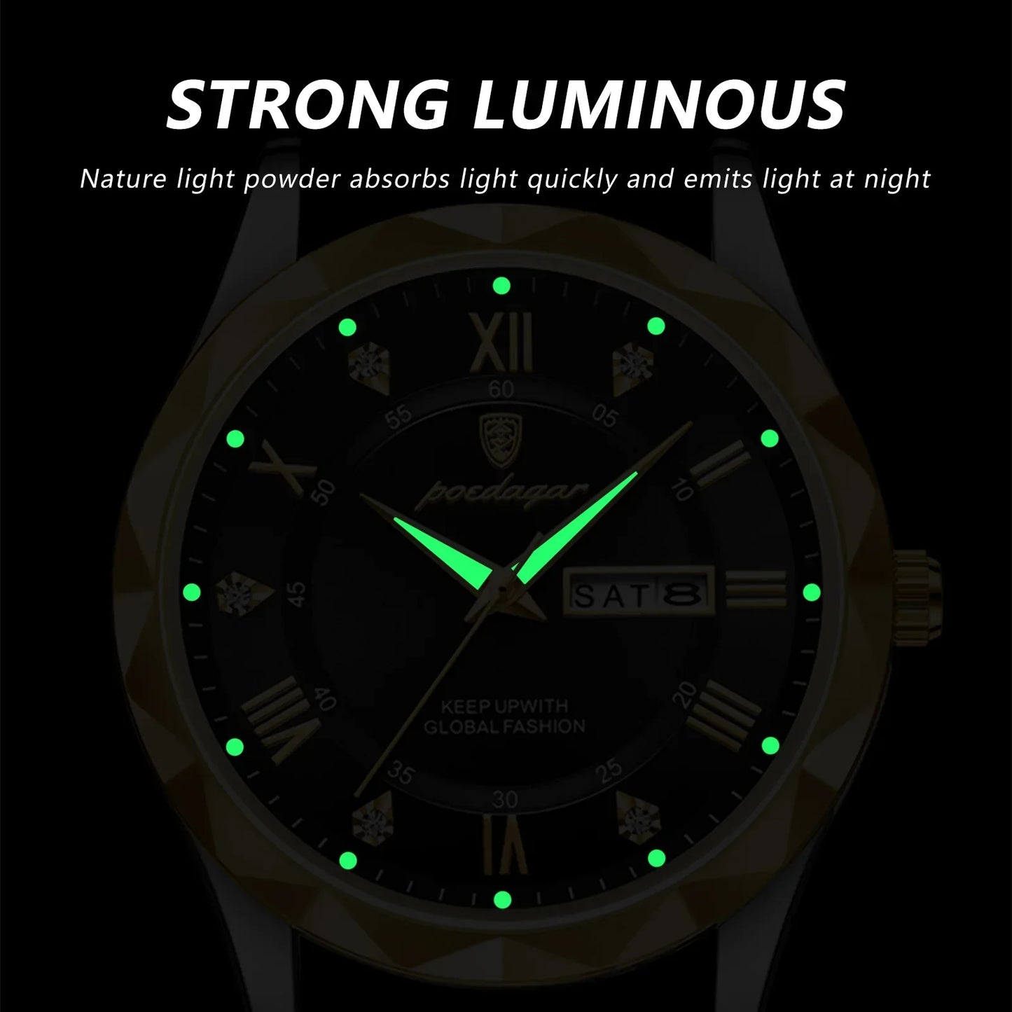POEDAGAR Prestige Day-Date Watch