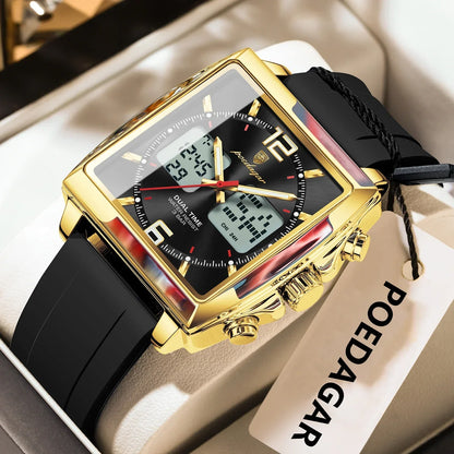 POEDAGAR DualTech Sport Watch