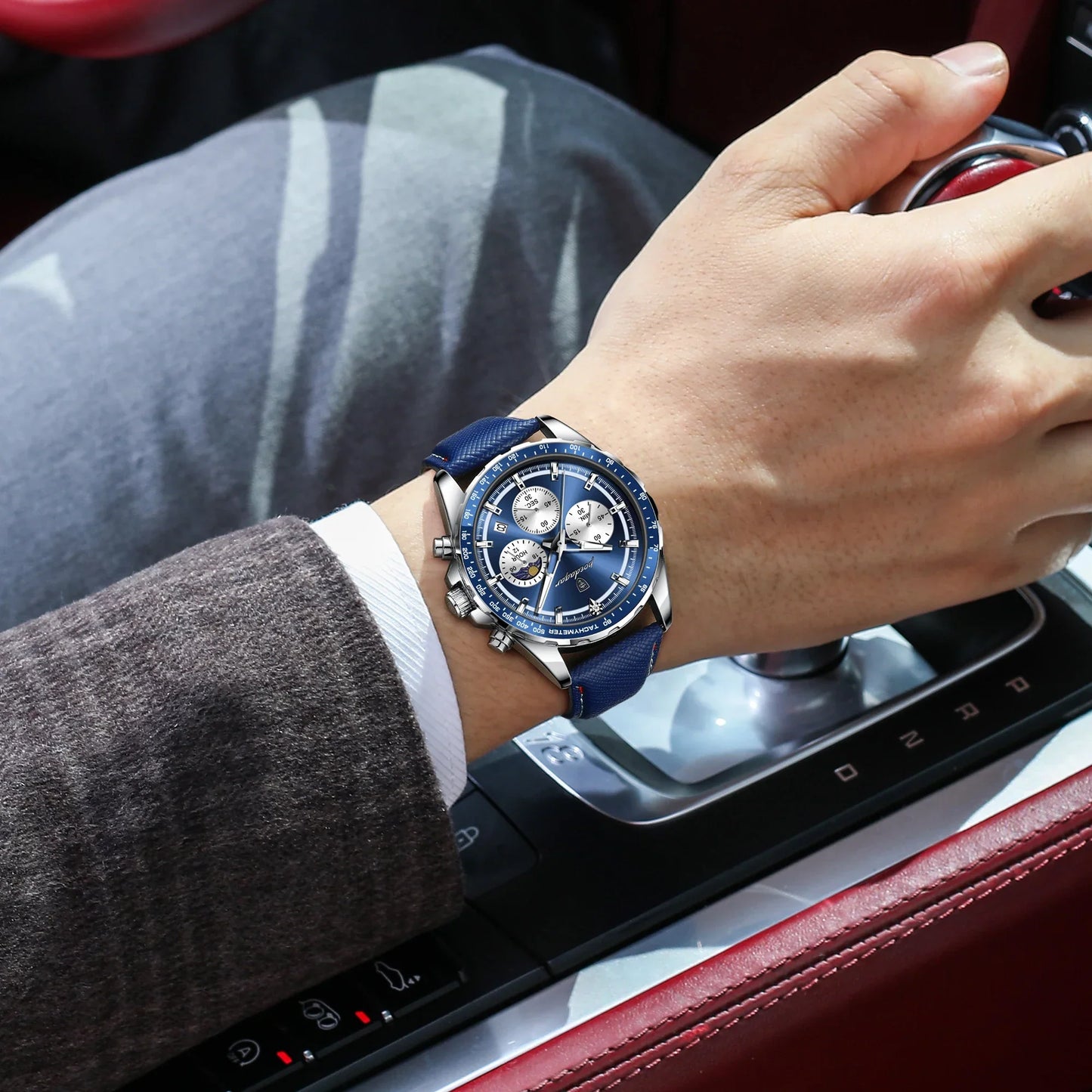 POEDAGAR Sport Chrono Watch
