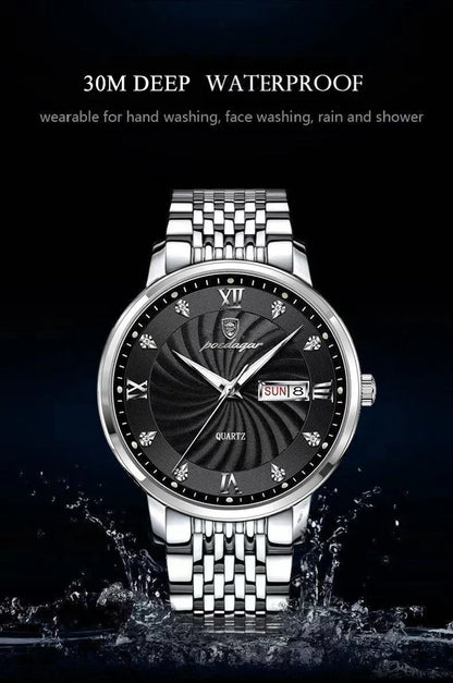 POEDAGAR Royal Day-Date Uhr
