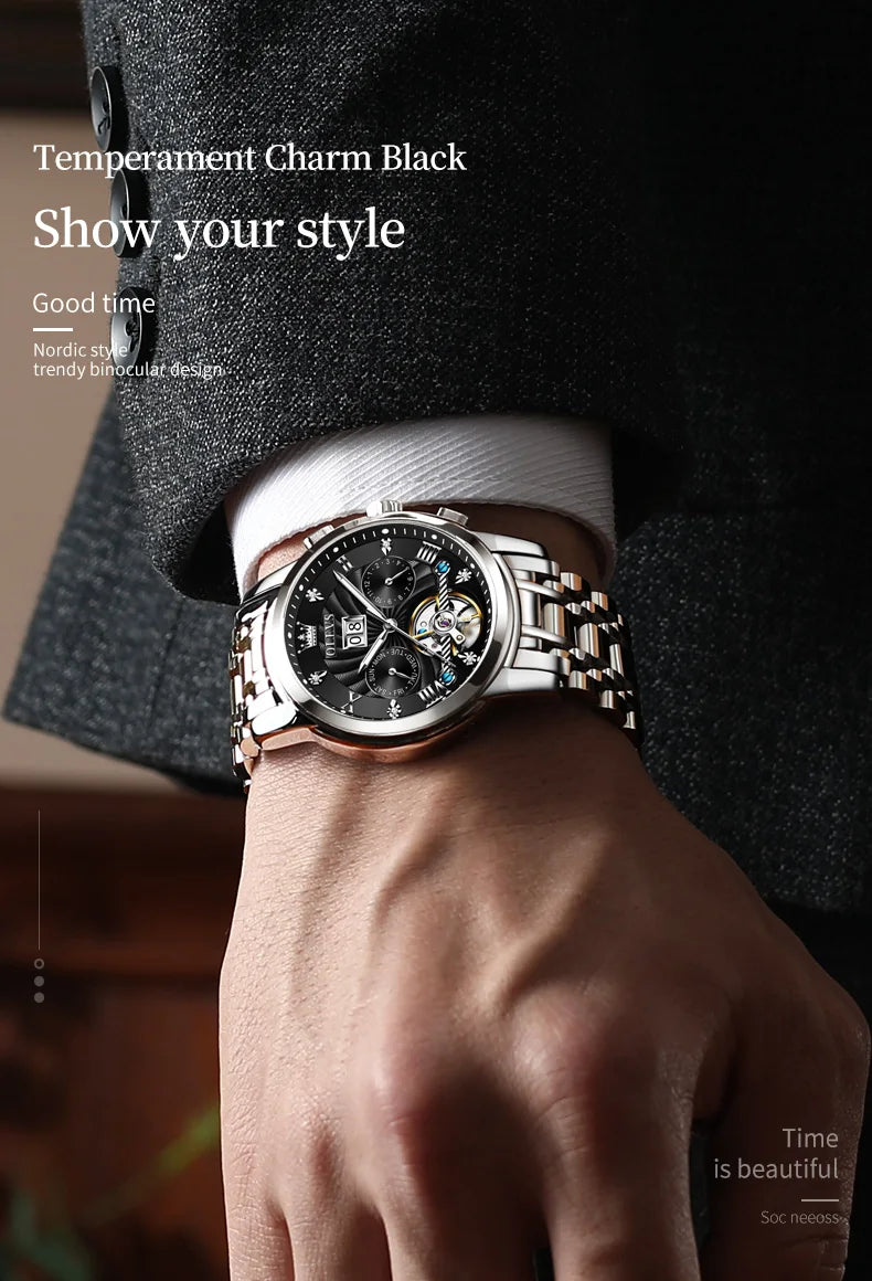 LUXTTYER Prestige Automatic Multi-Function Watch