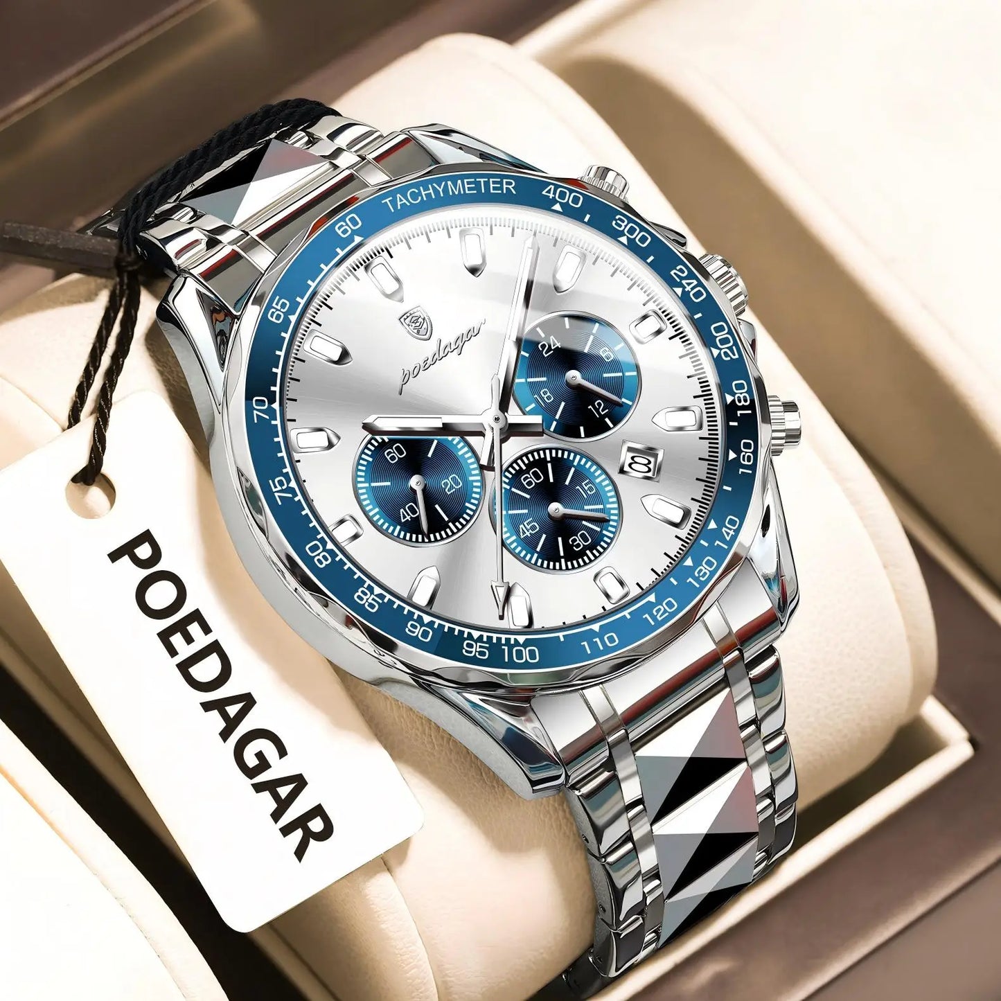 POEDAGAR Vertex Chrono Watch