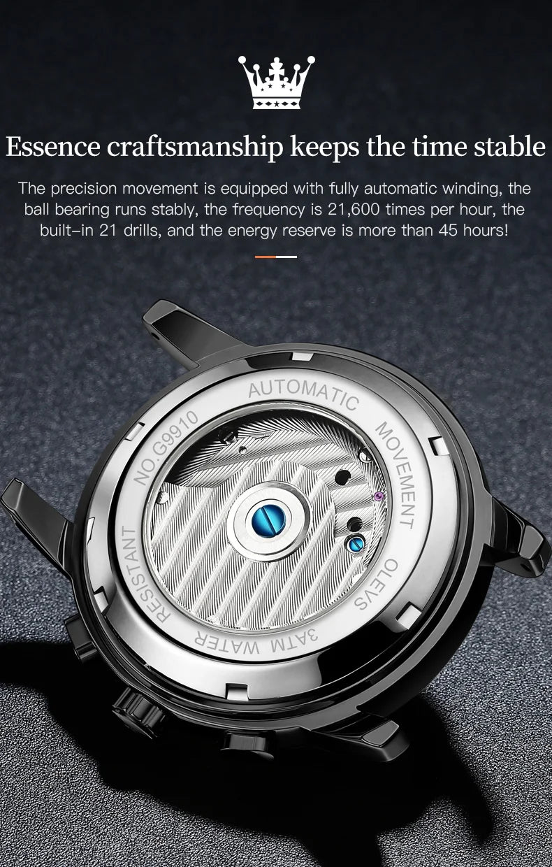 LUXTTYER Prestige Automatic Multi-Function Watch