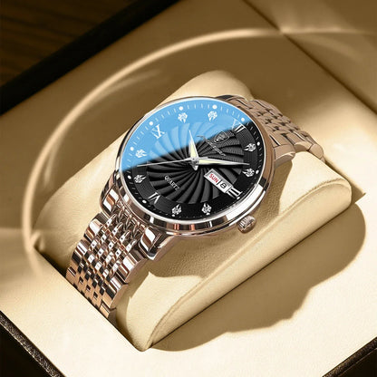 POEDAGAR Royal Day-Date Uhr