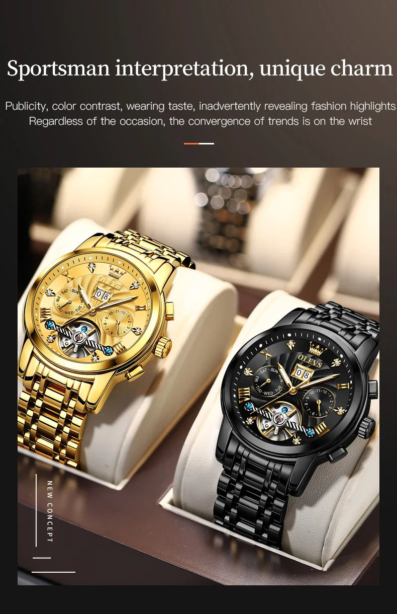 LUXTTYER Prestige Automatic Multi-Function Watch