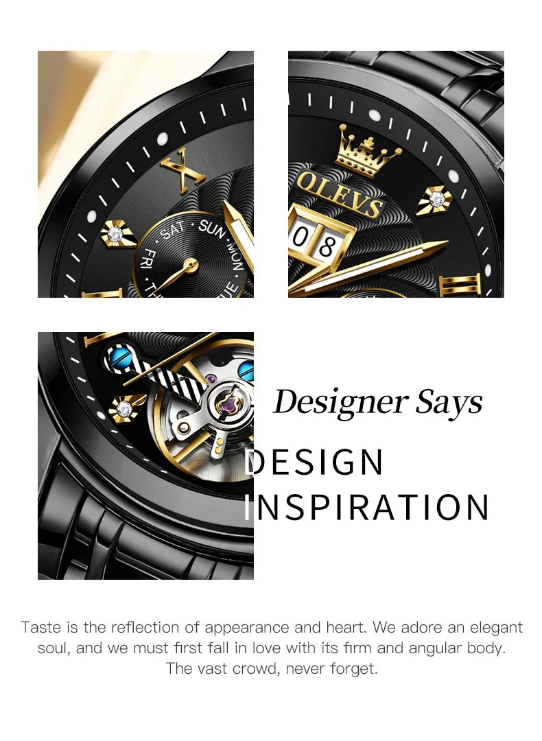 LUXTTYER Prestige Automatic Multi-Function Watch