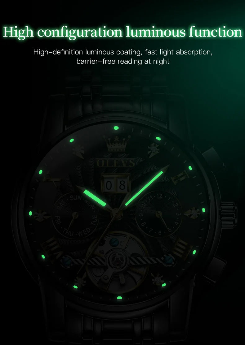 LUXTTYER Prestige Automatic Multi-Function Watch