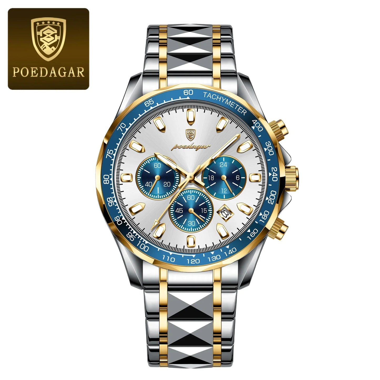 POEDAGAR Vertex Chrono Watch