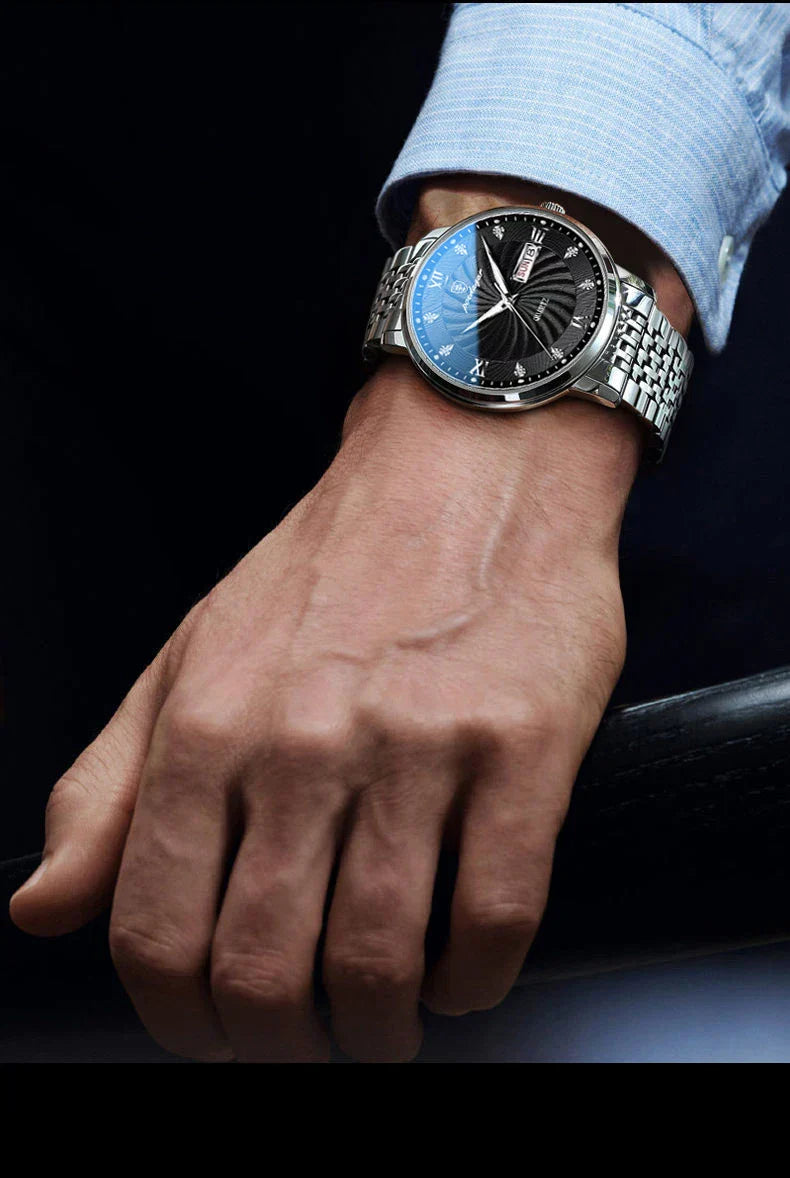 POEDAGAR Royal Day-Date Uhr