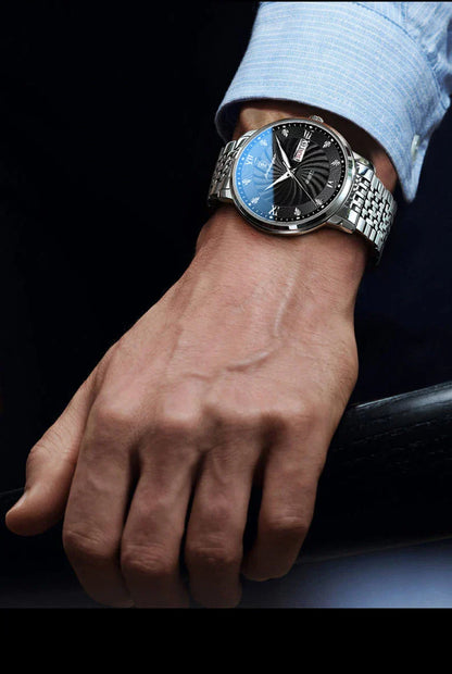 POEDAGAR Royal Day-Date Uhr