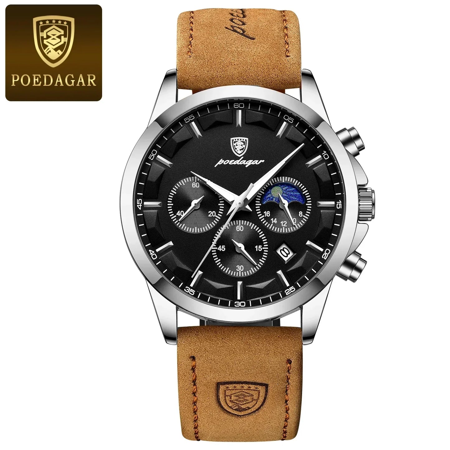 POEDAGAR Vanguard Chronographenuhr