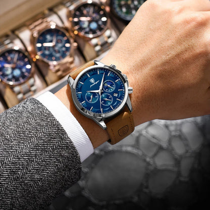 POEDAGAR Vanguard Chronographenuhr