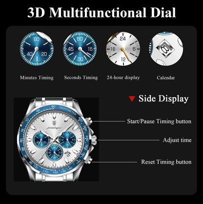 POEDAGAR Vertex Chrono Watch