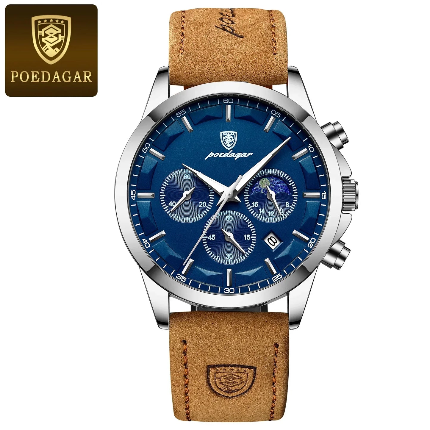 POEDAGAR Vanguard Chronographenuhr
