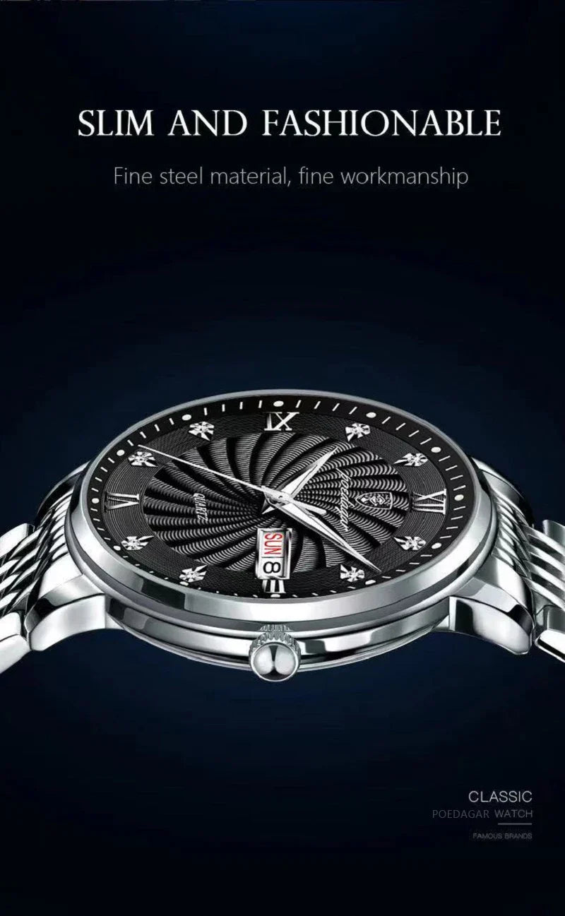 POEDAGAR Royal Day-Date Uhr
