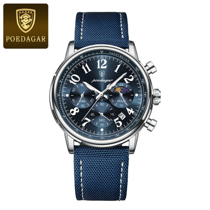 POEDAGAR Tactical Chronograph Watch