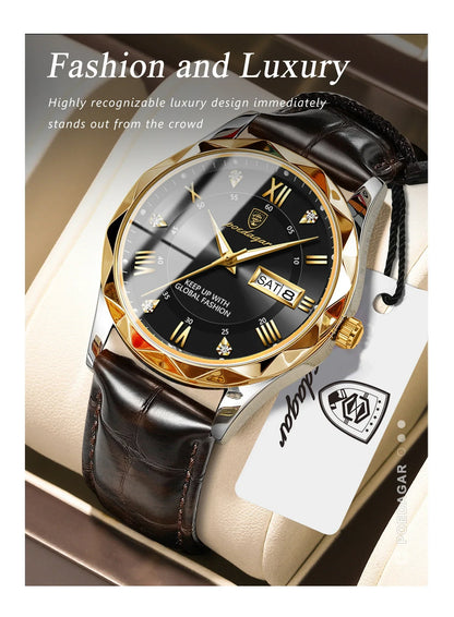 POEDAGAR Prestige Day-Date Watch