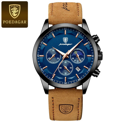 POEDAGAR Vanguard Chronographenuhr
