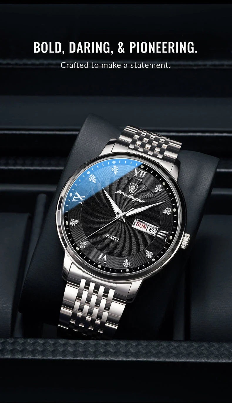 POEDAGAR Royal Day-Date Uhr