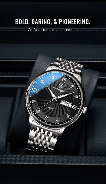 POEDAGAR Royal Day-Date Uhr