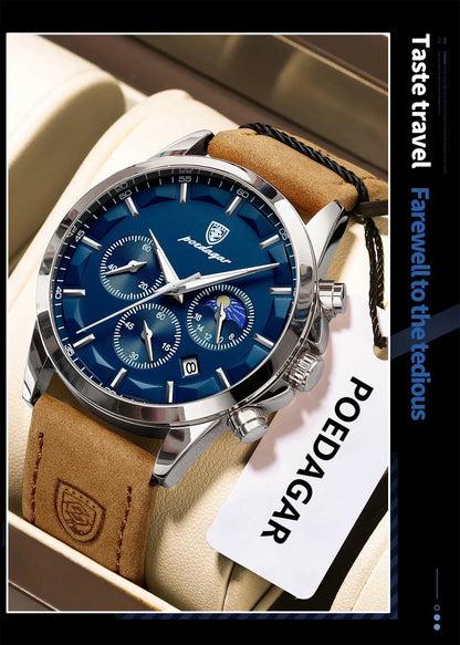 POEDAGAR Vanguard Chronographenuhr