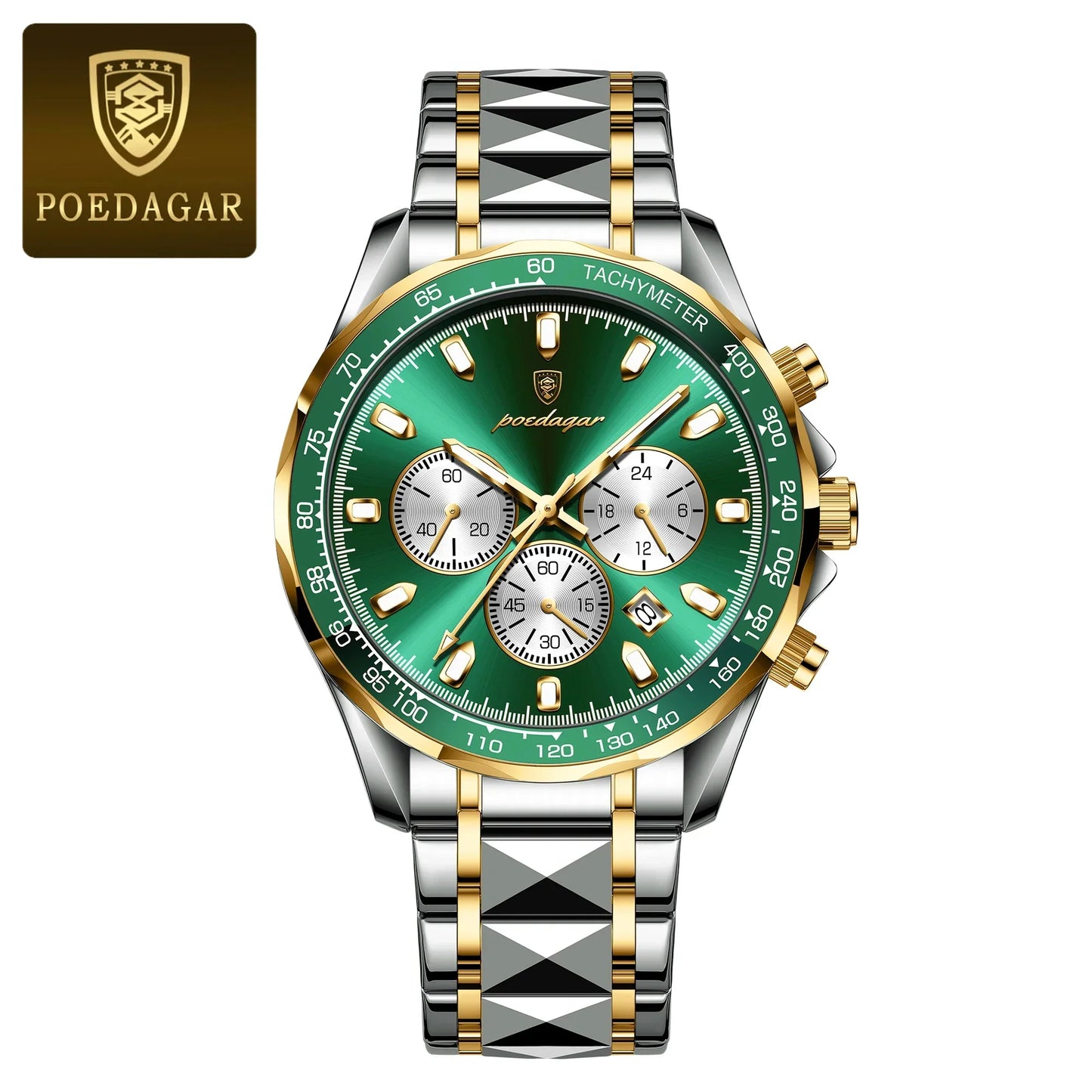 POEDAGAR Vertex Chrono Watch