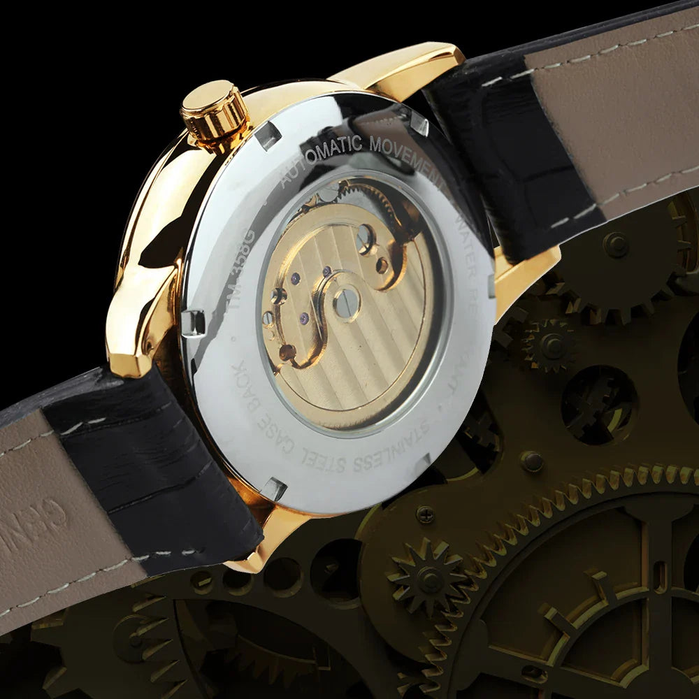 LUXTTYER Royal Skeleton Automatic Watch