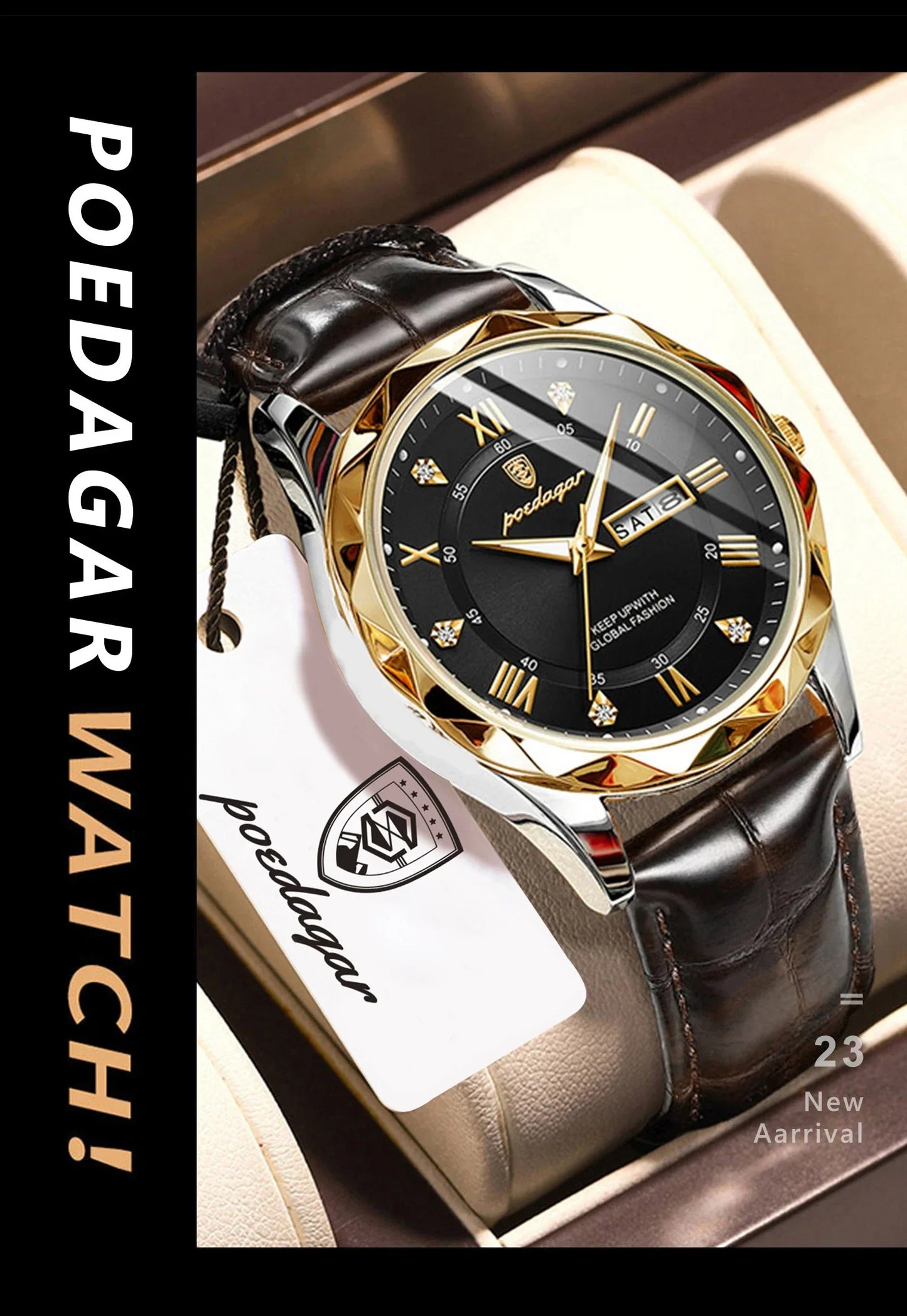 POEDAGAR Prestige Day-Date Watch