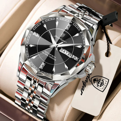 POEDAGAR Royal Steel Watch