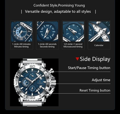 POEDAGAR Titan Chrono Watch
