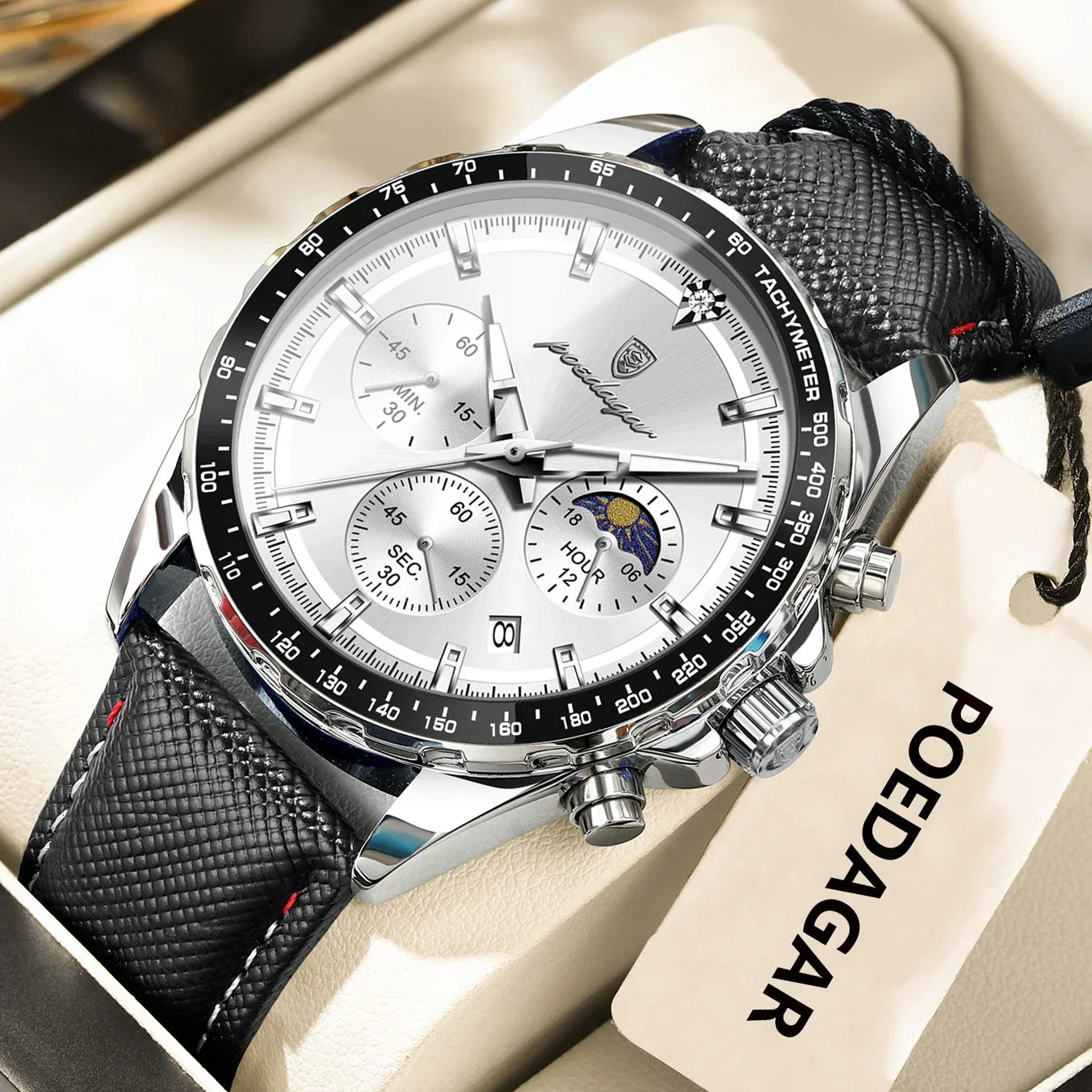 POEDAGAR Sport Chrono Watch