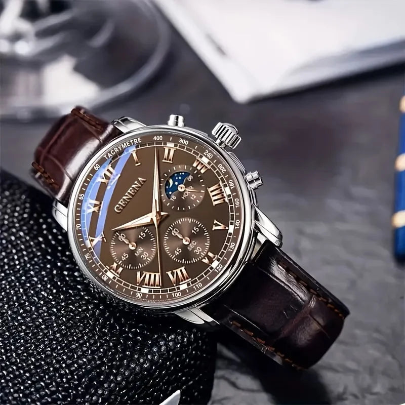 LUXTTYER Classic Leather Watch