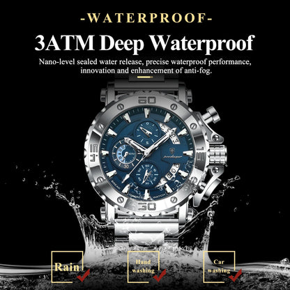 POEDAGAR Titan Chrono Watch