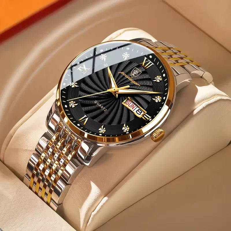 POEDAGAR Royal Day-Date Uhr