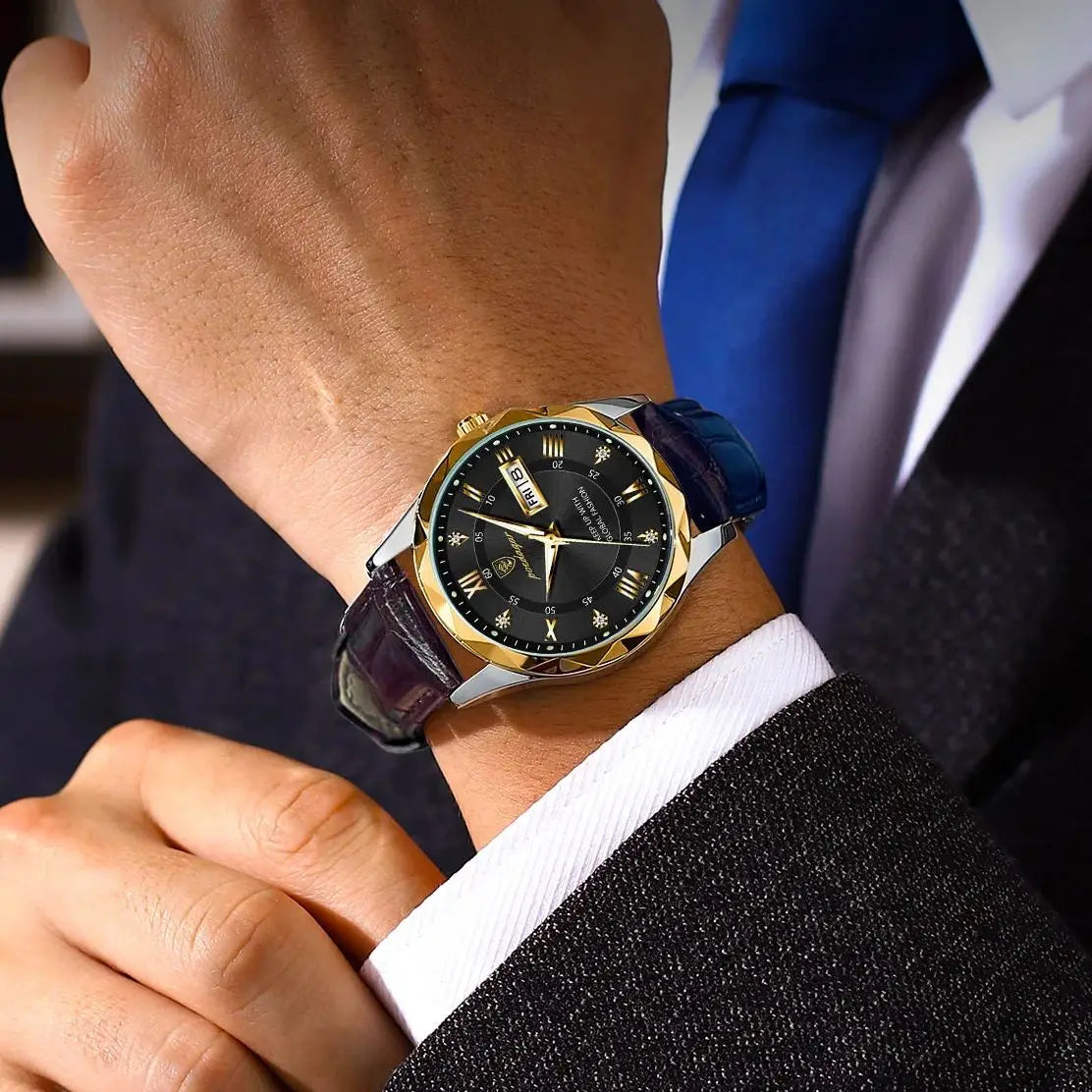 POEDAGAR Prestige Day-Date Watch