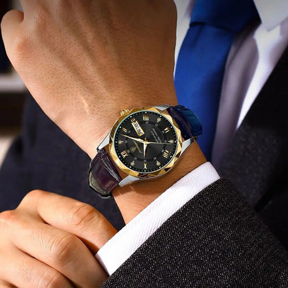 POEDAGAR Prestige Day-Date Watch