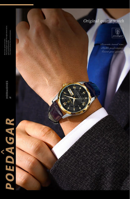 POEDAGAR Prestige Day-Date Watch