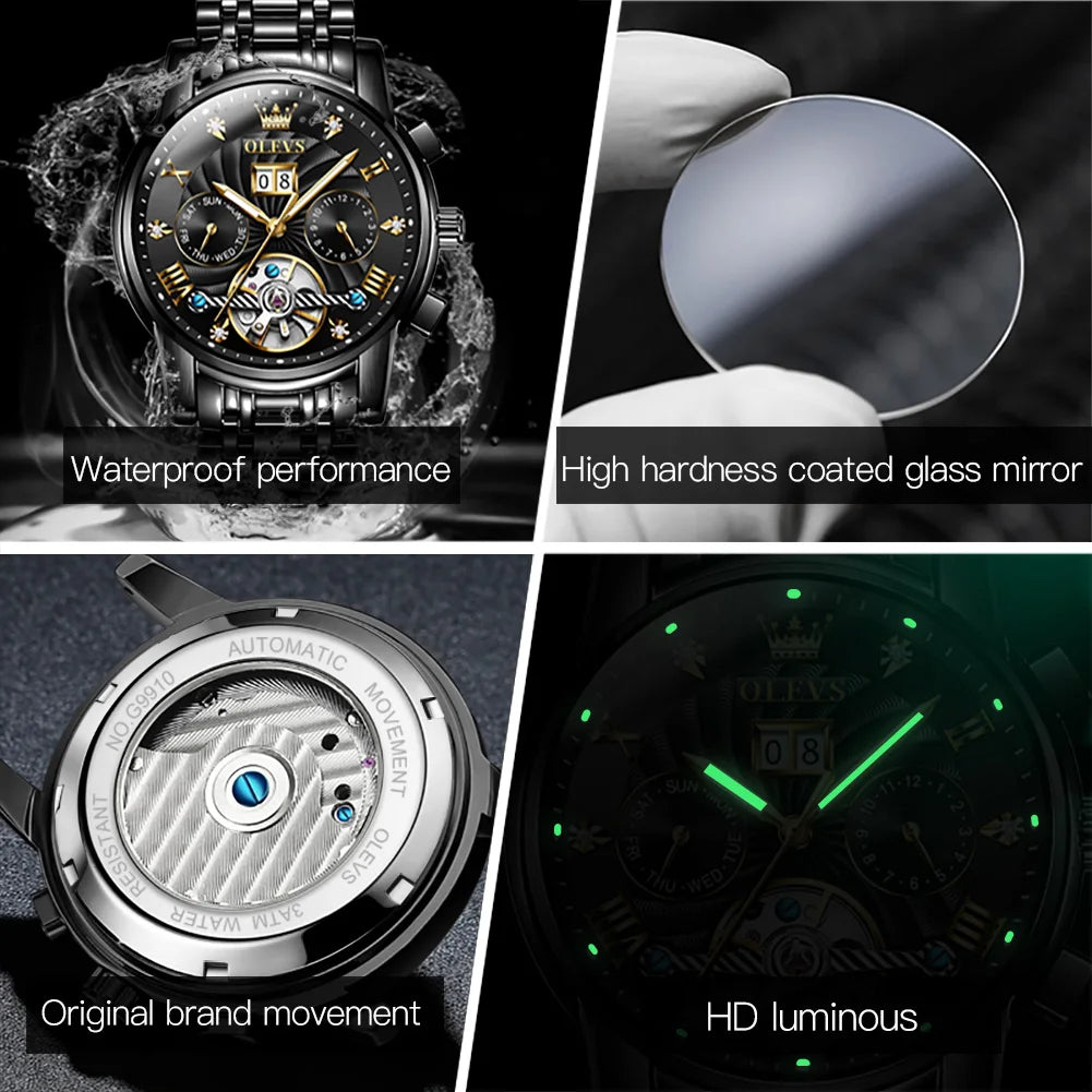 LUXTTYER Prestige Automatic Multi-Function Watch