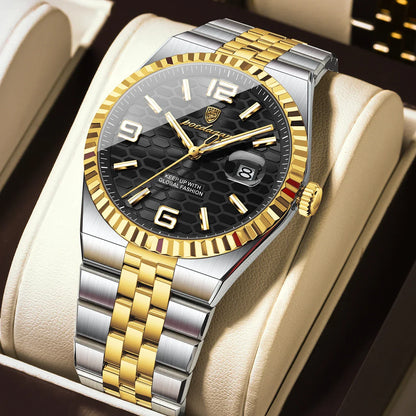 POEDAGAR Royal Steel Watch